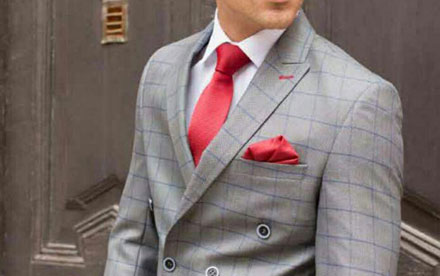 Traje de cuadros